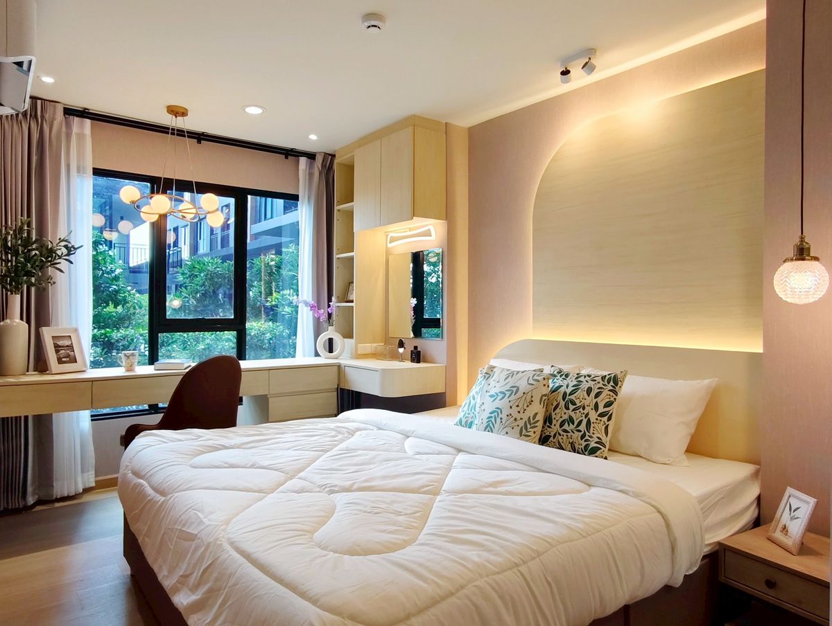For RentCondoPathum Thani,Rangsit, Thammasat : Owner for rent Terra Resident L Condo for rent, attached to Thammasat University fence. Thammasat Hospital
