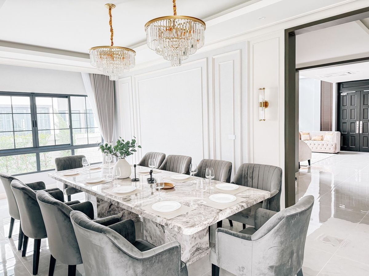 ให้เช่าบ้านบางนา แบริ่ง ลาซาล : Special price💥บ้านให้เช่า The City Bangna 2 fully furnished, 5 Beds 6 Baths บ้านใหม่ตกแต่งเสร็จพร้อมเข้าอยู่✨