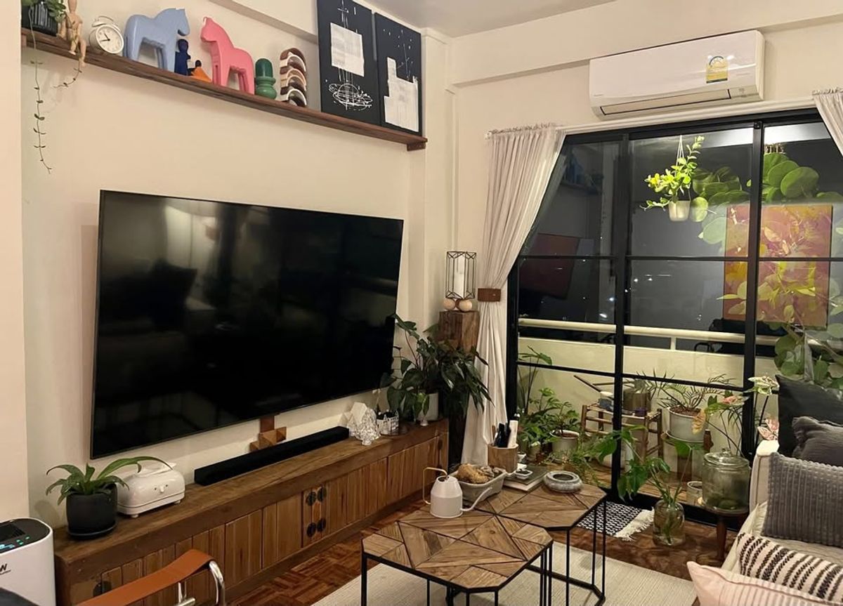 For RentCondoOnnut, Udomsuk : 1 bedroom condo for rent. Modern Home Place 🔥 Near MRT Sri Nuch Station 🔥