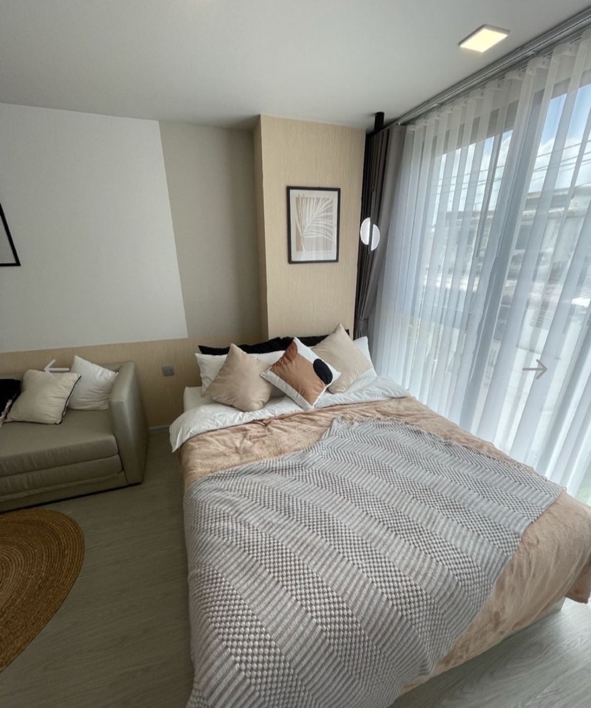 ให้เช่าคอนโดอ่อนนุช อุดมสุข : 🔥🌈FOR RENT>> Atmoz Oasis Onnut 😊 ห้องสวย ตกแต่งเฟอร์นิเจอร์ครบ ขนาด 26.6 ตร.ม ใกล้ MRT ศรีนุช #LV-MO2000
