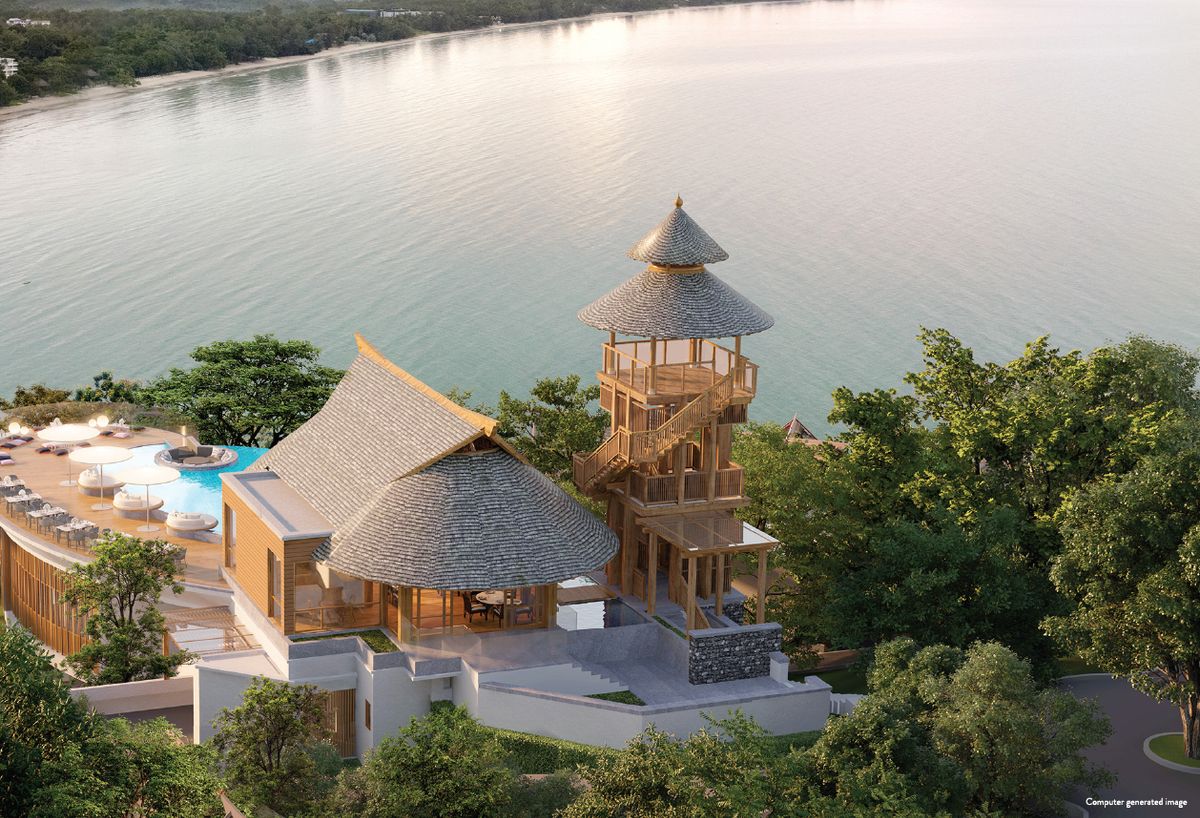 ขายบ้านระยอง : อมาธารา เรสซิเดนเซส ระยอง 2 ห้องนอน Villa On Hill