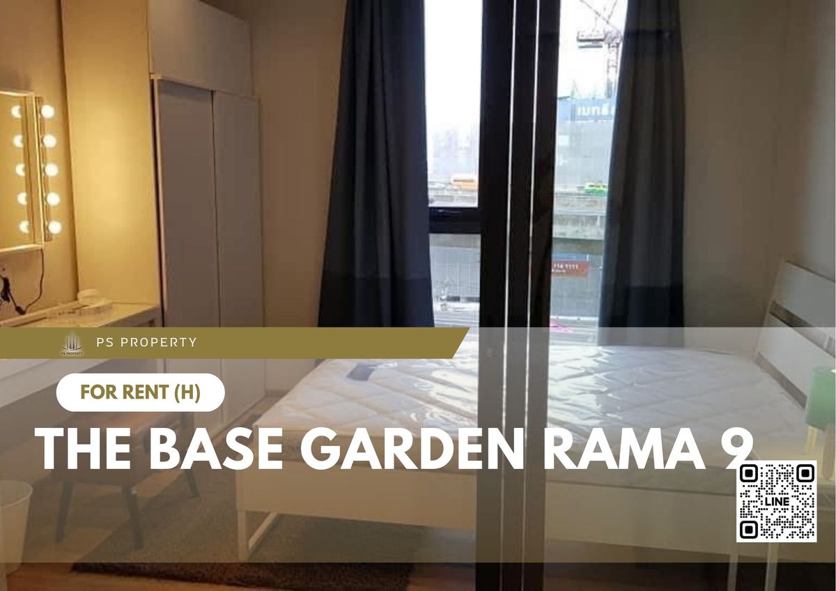 ให้เช่าคอนโดพระราม 9 เพชรบุรีตัดใหม่ RCA : ให้เช่า 🔥 The Base Garden Rama 9 🔥 เฟอร์นิเจอร์ และ เครื่องใช้ไฟฟ้าครบ ใกล้ Central Grand พระราม 9