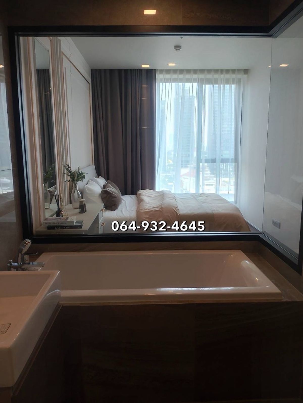 ขายคอนโดสุขุมวิท อโศก ทองหล่อ : YIELD 6% IDEO Q SUKHUMVIT36  1BEDROOM Sexy Bathtub 38.7 sq.m fully furnished CALL KEn 064-932-4645 