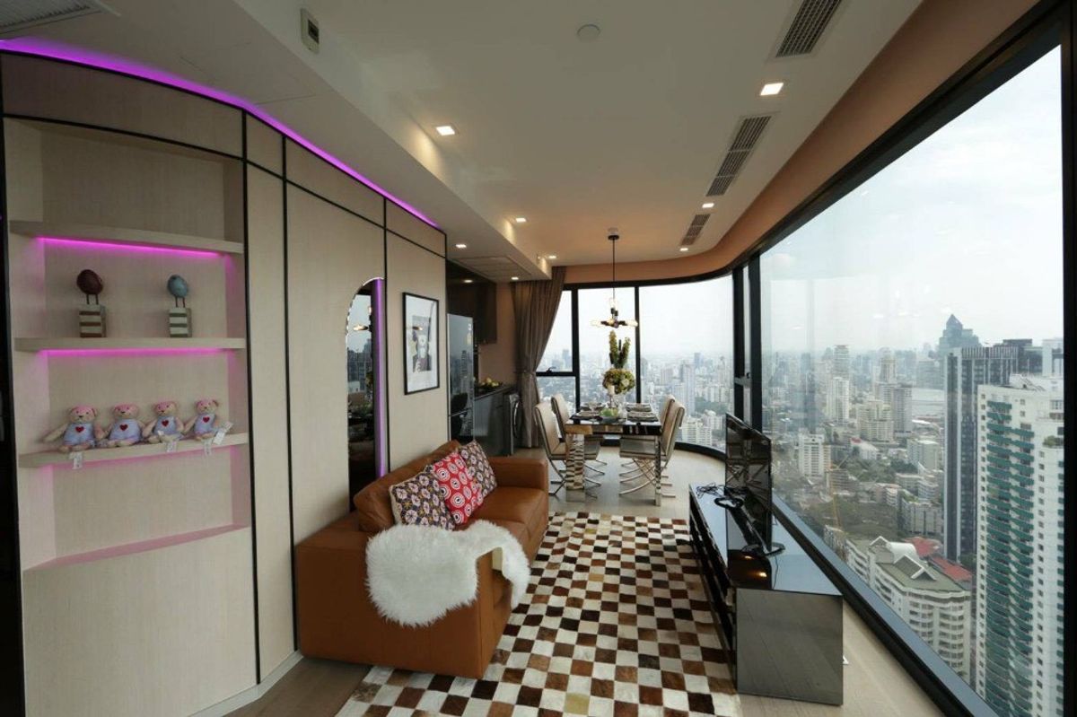 ให้เช่าคอนโดสุขุมวิท อโศก ทองหล่อ : LTH12511- Ashton Asoke Condo FOR RENT Size 100 sqm. 3 beds 3 baths Near BTS Asok Station ONLY 85K/Month