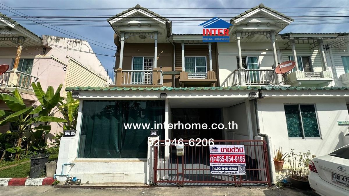 ขายทาวน์โฮมแจ้งวัฒนะ เมืองทอง : ทาวน์เฮ้าส์ 2 ชั้น 18 ตร.ว. หมู่บ้านเดอะวิลล่าท่าอิฐ ซอยท่าอิฐ4 แยก3 ถนนรัตนาเบศร์ ถนนราชพฤกษ์ ถนนซอยท่าอิฐ ปากเกร็ด นนทบุรี