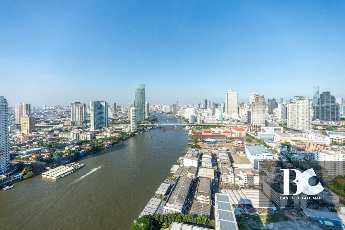 ให้เช่าคอนโดสาทร นราธิวาส : ปล่อยเช่า วิวแม่น้ำ ชั้น 30 Rental Price 170K/Month  Call : 0859566196