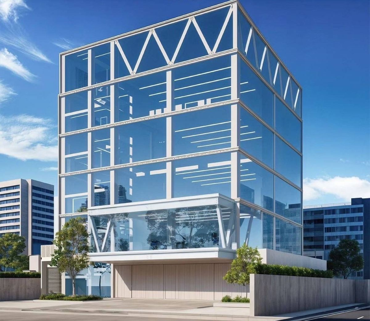 Shop HouseRama9, Petchburi, RCA : New 6-Storey Commercial Building on Rama 9 Road ** NO CO-AGENT ** 全新6层商业建筑楼，位于拉玛九道路。不接受中介合作。