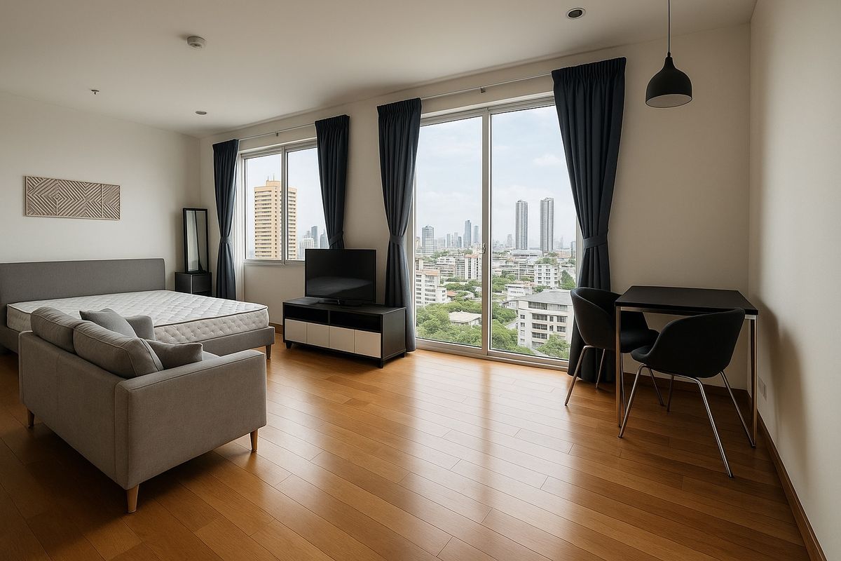 For RentCondoWongwianyai, Charoennakor : Villa Sathorn 40 sq.m.