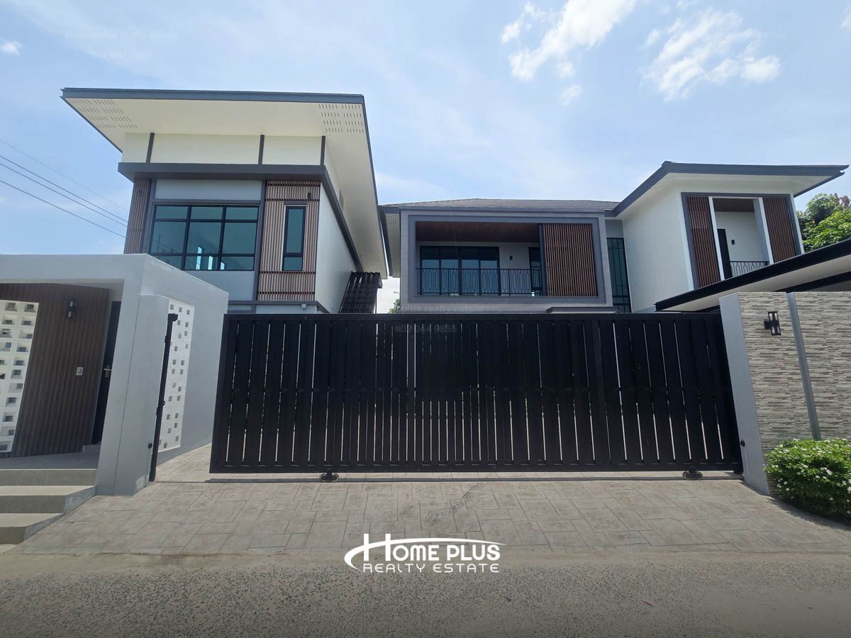 ขายบ้านสมุทรปราการ สำโรง : บ้านเดี่ยว2ชั้นซอยบุญศิริ15 ถนนสุขุมวิท ซอย27 (บ้านใหม่หลังมุม)