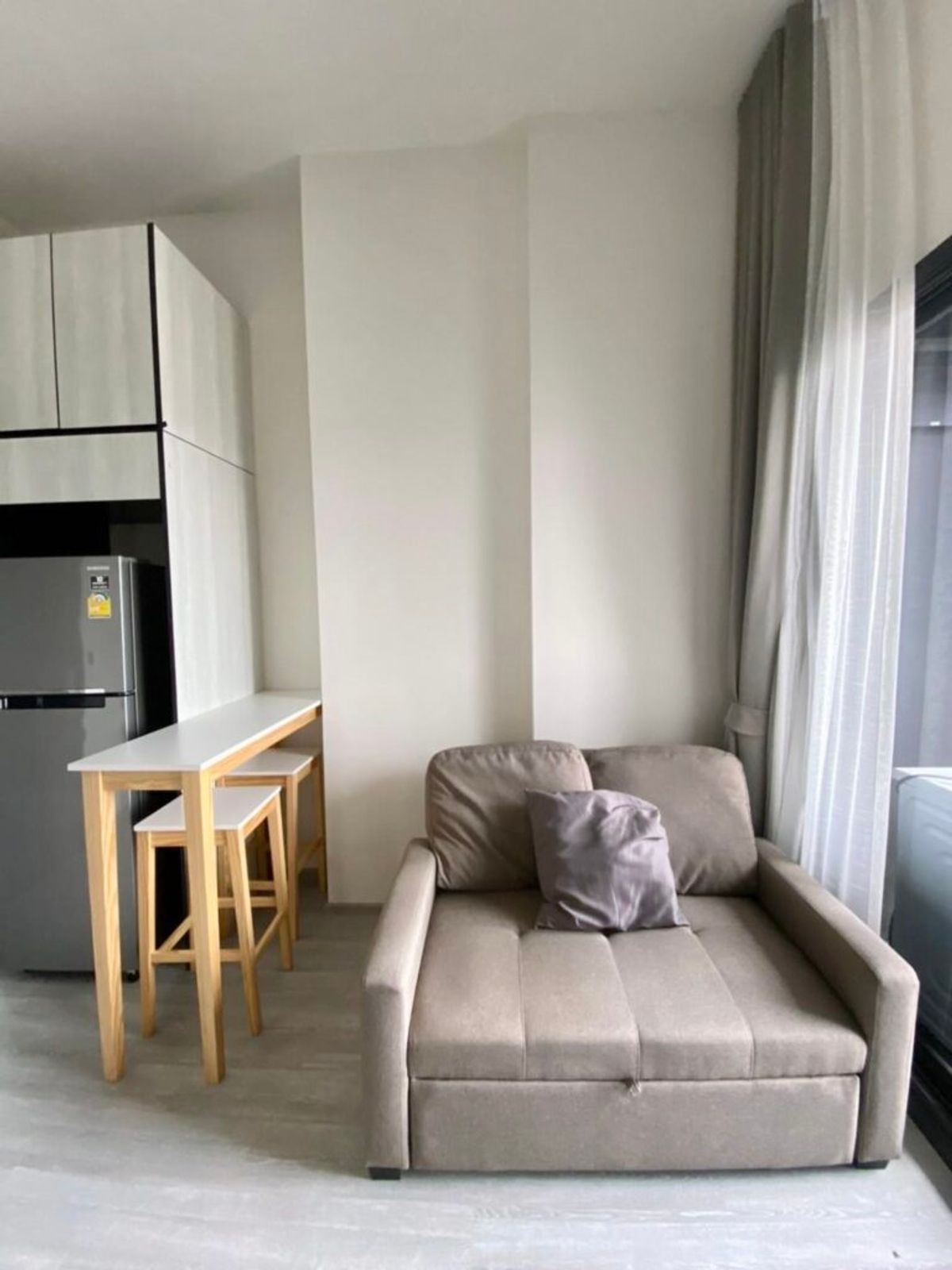 For RentCondoOnnut, Udomsuk : For rent 🔥 THE LINE Sukhumvit 101 🔥 near BTS Punnawithi, complete with furniture and appliances