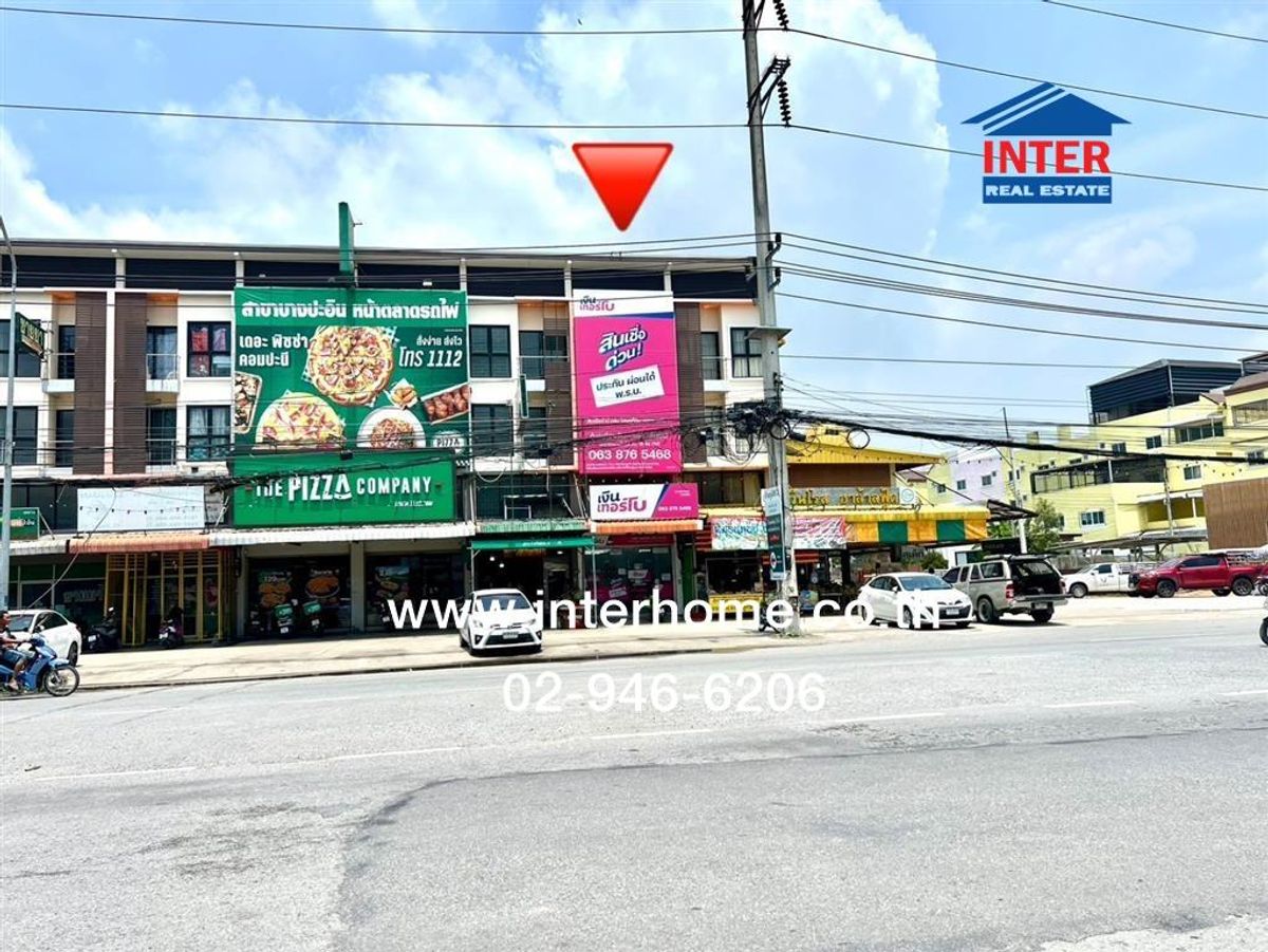 For SaleShop HouseAyutthaya : 4th floor commercial building, 16 sq.w., a commercial building near Bang Pa -in train market Road number 3309 Phahonyothin-Bang Pa-in Road, Bang Pa-in, Phra Nakhon Si Ayutthaya