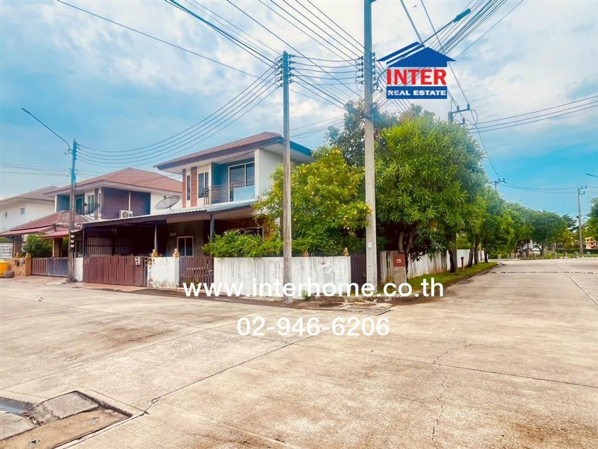 ขายบ้านปทุมธานี รังสิต ธรรมศาสตร์ : บ้านเดี่ยว 2 ชั้น 57.8 ตร.ว. หมู่บ้านเดอะทรัสต์วิลล์ วัชรพล-หทัยราษฎร์ ซอยหทัยราษฎร์56 ถนนหทัยราษฎร์ ถนนวงแหวนกาญจนาภิเษก ลำลูกกา ปทุมธานี