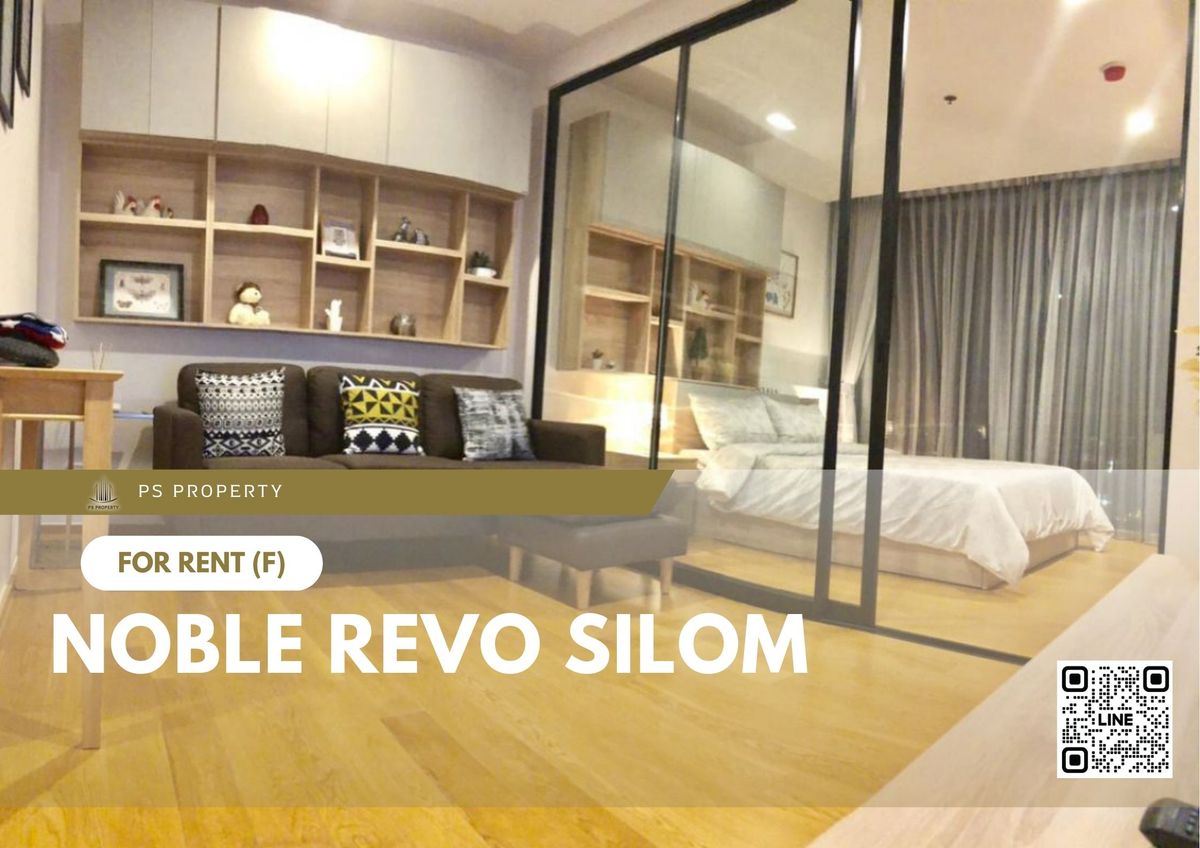 For RentCondoSathorn, Narathiwat : For rent 💫Noble Revo Silom 💫 Fully furnished and equipped with electrical appliances, near BTS Surasak