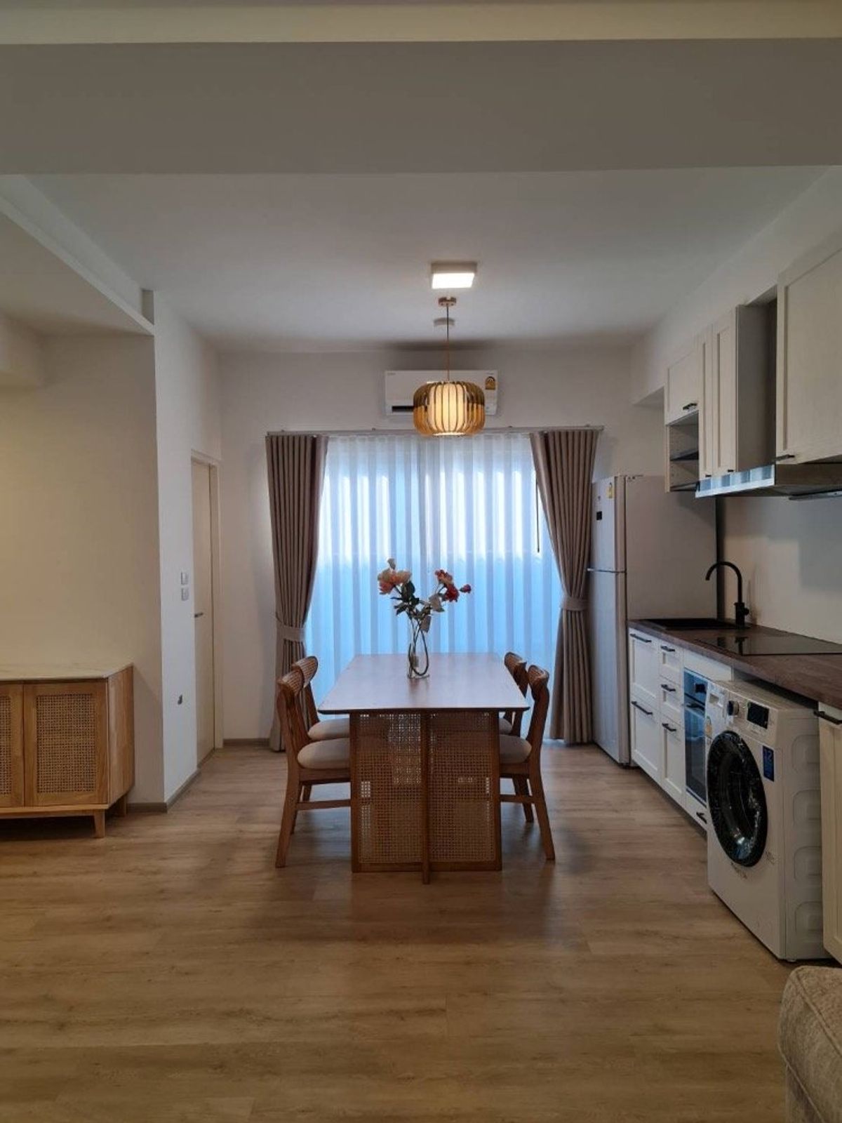 For RentHouseSamut Prakan,Samrong : Single house for rent 🔥 Villaggio Srinakarin-Bangna 🔥 2 bedrooms, 3 bathrooms, fully furnished and equipped with appliances