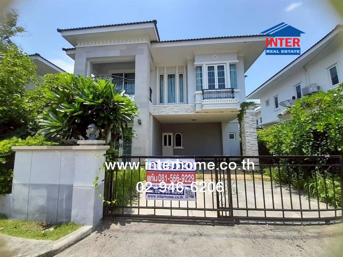 For SaleHouseChiang Mai : 2 storey detached house, 50 sq.w., Pimpita Village, Chiang Mai, near Louis Intersection Chiang Mai-San Kamphaeng Road Road around Chiang Mai Sankampang Chiang Mai