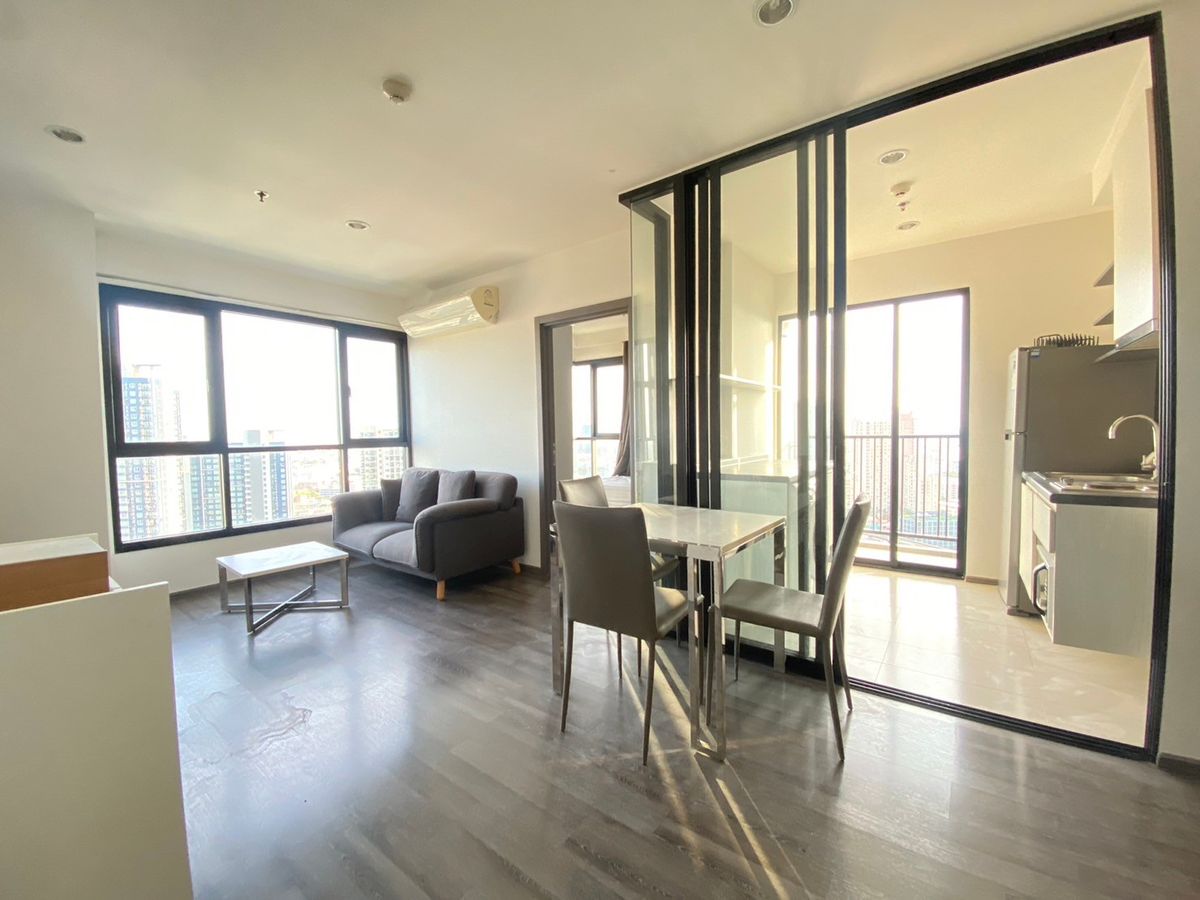 ให้เช่าคอนโดอ่อนนุช อุดมสุข : ให้เช่า คอนโด The Base Park West Sukhumvit 77 2 ห้องนอน 1 ห้องน้ำ ขนาด 49 ตรม. ตกแต่งพร้อมเข้าอยู่