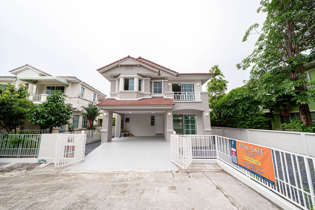 For SaleHouseSamut Prakan,Samrong : Suvarnabhumi Si Suvarnabhumi, Rim Rim Detached House
