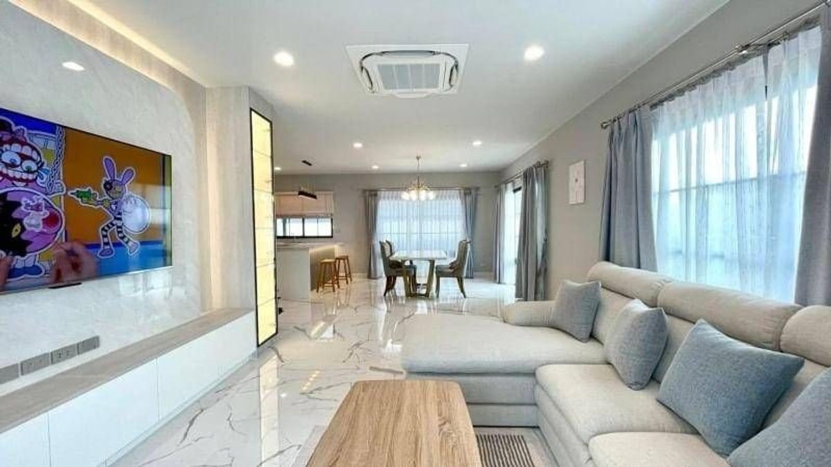 บ้านลาดกระบัง สุวรรณภูมิ : Setthasiri Bangna For Rent I Luxury house 4 bedroom in Bangna 
