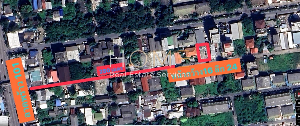 For SaleLandLadprao101, Happy Land, The Mall Bang Kapi : 100 sq.w. Lat Phrao 101 / (Selling), Vacant Land 100 SQ.W. Ladprao 101 / (For Sale) RUK940