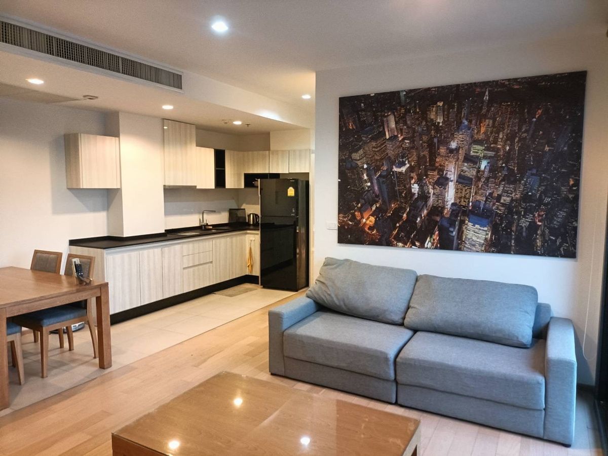 For RentCondoSukhumvit, Asoke, Thonglor : 2 bed 2 bath 80 sqm condo at HQ by Sansiri for rent 75,000THB per month, Sukhumvit soi 55, Thonglor BTS