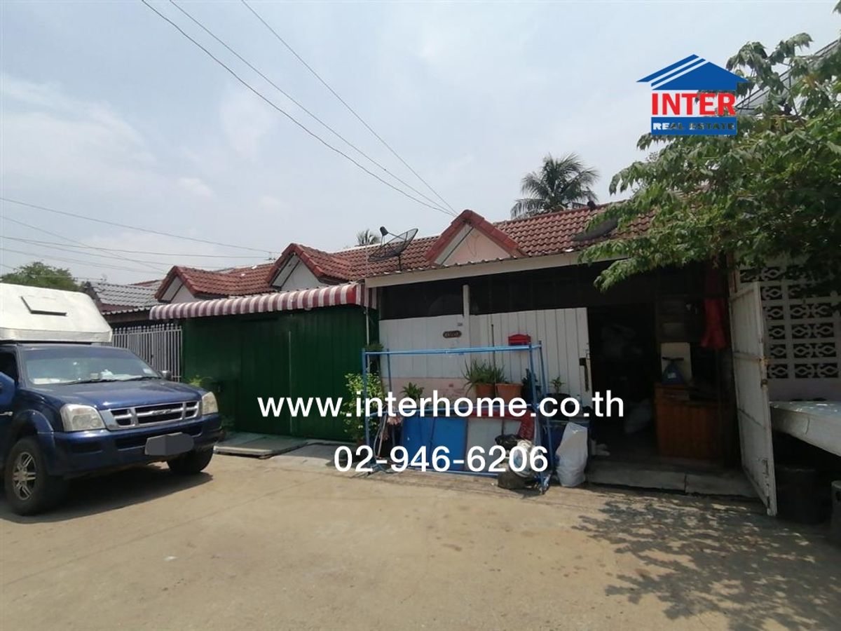 For SaleTownhomeMin Buri, Romklao : 1st floor townhouse 18 sq.w. Village Thian Thong 3 Soi near Wat Phraya Pla Pracha Samran Road, Nong Chok District, Bangkok