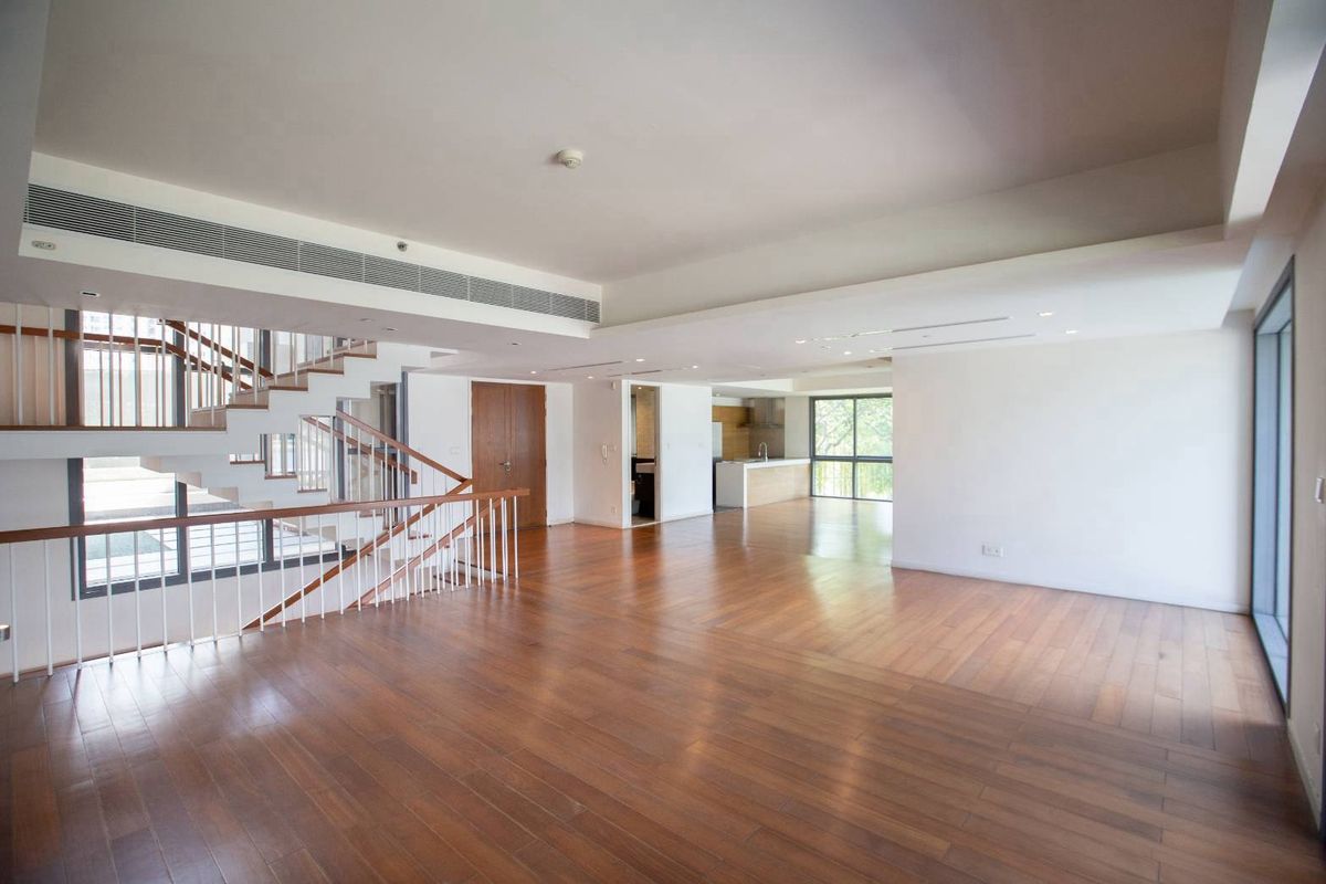 ให้เช่าคอนโดพระราม 3 สาธุประดิษฐ์ : 𝐅𝐨𝐫 𝐑𝐞𝐧𝐭 : The Pano Rama3 4bed 5bath 558sqm Private Pool 200k 