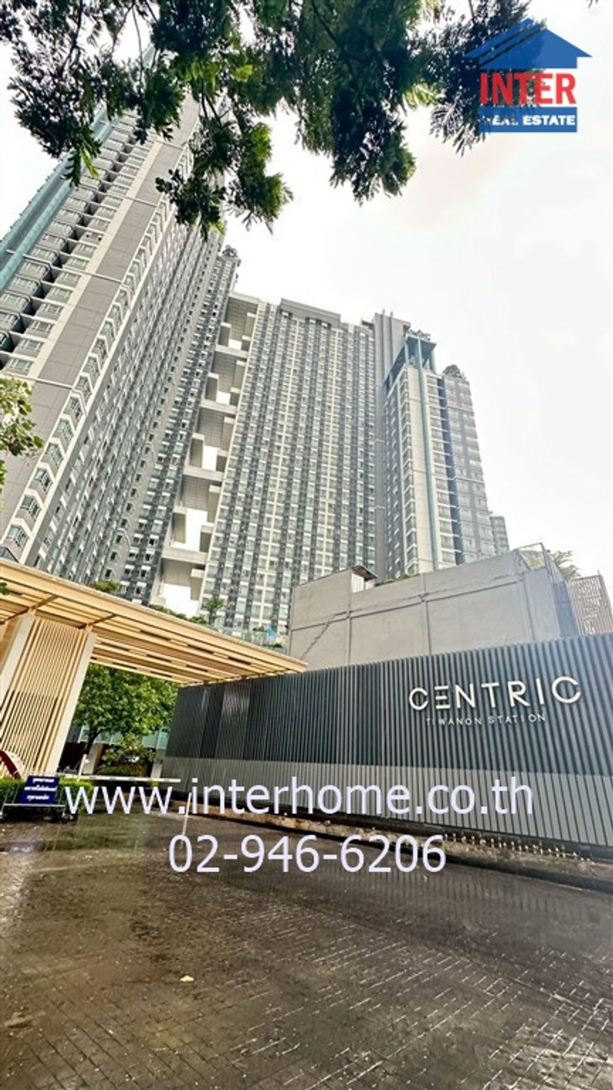 For SaleCondoRattanathibet, Sanambinna : Condominium 38.22 sq.m., SERT Riyanon Station near MRT Tiwanon, Bangkok-Nonthaburi Road, Tiwanon Road, Mueang Nonthaburi, Nonthaburi