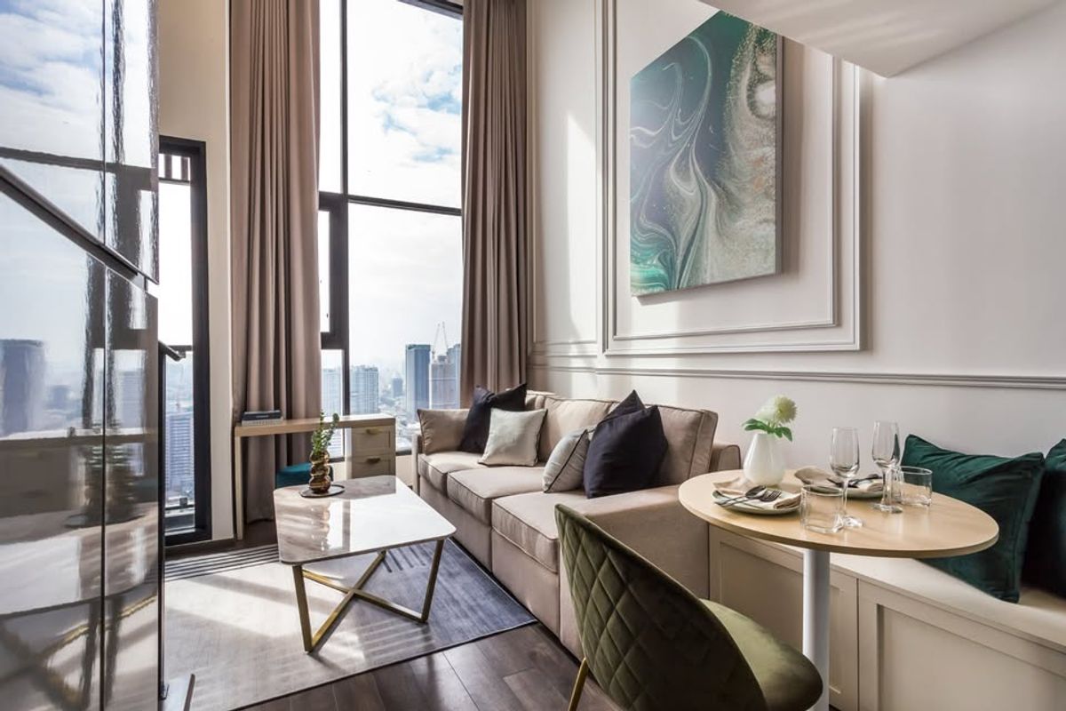 ให้เช่าคอนโดเกษตรศาสตร์ รัชโยธิน : Duplex สุดหรู! ให้เช่า Knightbridge Space Ratchayothin ห้องสวย 2 ชั้น เพดานสูง 4.2 ม. โปร่ง โล่ง อยู่สบาย  ค่าเช่าเพียง 35,000 บาท/เดือน