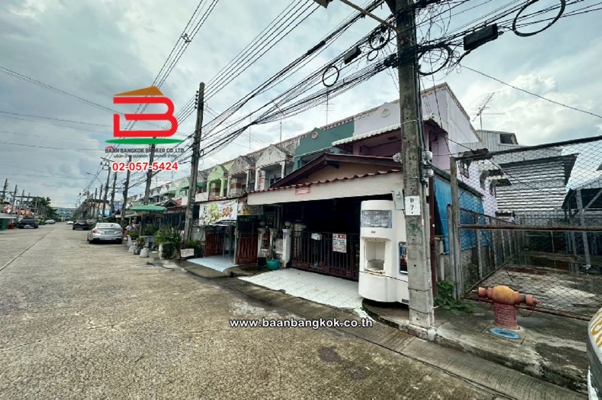 For SaleTownhomeNawamin, Ramindra : Townhouse, Thong Sathit Villa 6, area 23.8 sq.w. Soi Sai Mai 78, Sai Mai Subdistrict, Bang Khen District, Bangkok
