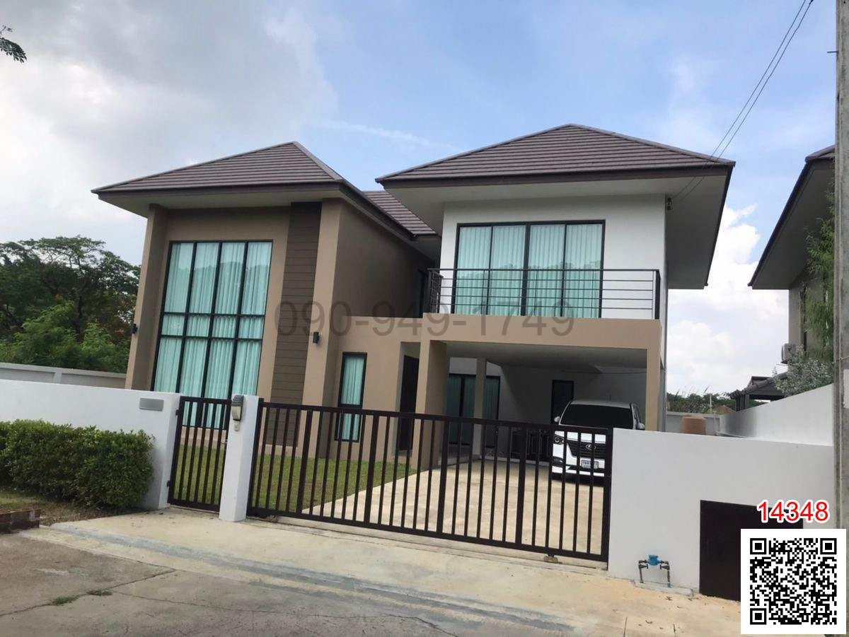 For RentHouseMin Buri, Romklao : Rent a 2 -story detached house, The Grand Village, Ratchaphruek Suwinthawong -Suvarnabhumi, next to Suwinthawong Road