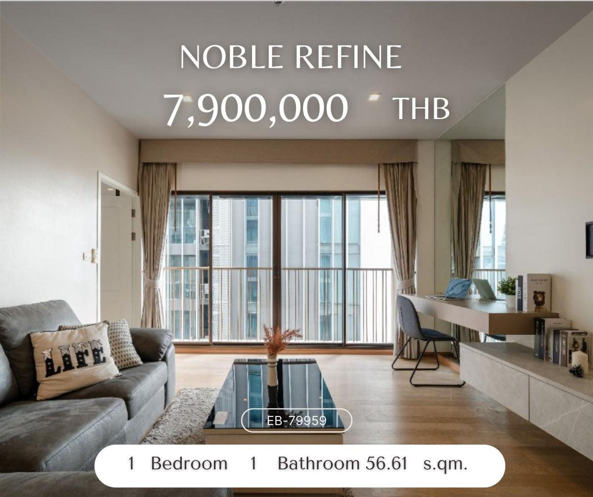 For SaleCondoSukhumvit, Asoke, Thonglor : Noble Refine ห้องสวย ราคาดี พร้อมขายยย!!!!
