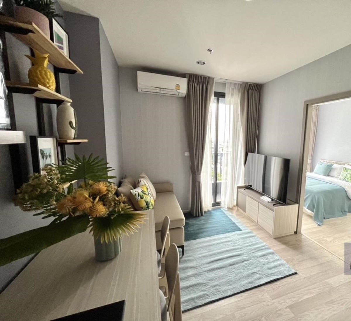 ให้เช่าคอนโดบางนา แบริ่ง ลาซาล : 📢🎉FOR RENT>> I Deo Mobi Sukhumvit Eastpoint 🔥เดินทางสะดวก ใกล้ BTS บางนา,แบริ่ง ชั้น 16 ขนาด 34 ตร.ม เฟอร์นิเจอร์พร้อมเครื่องใช้ไฟฟ้าครบ #LV-MO2011