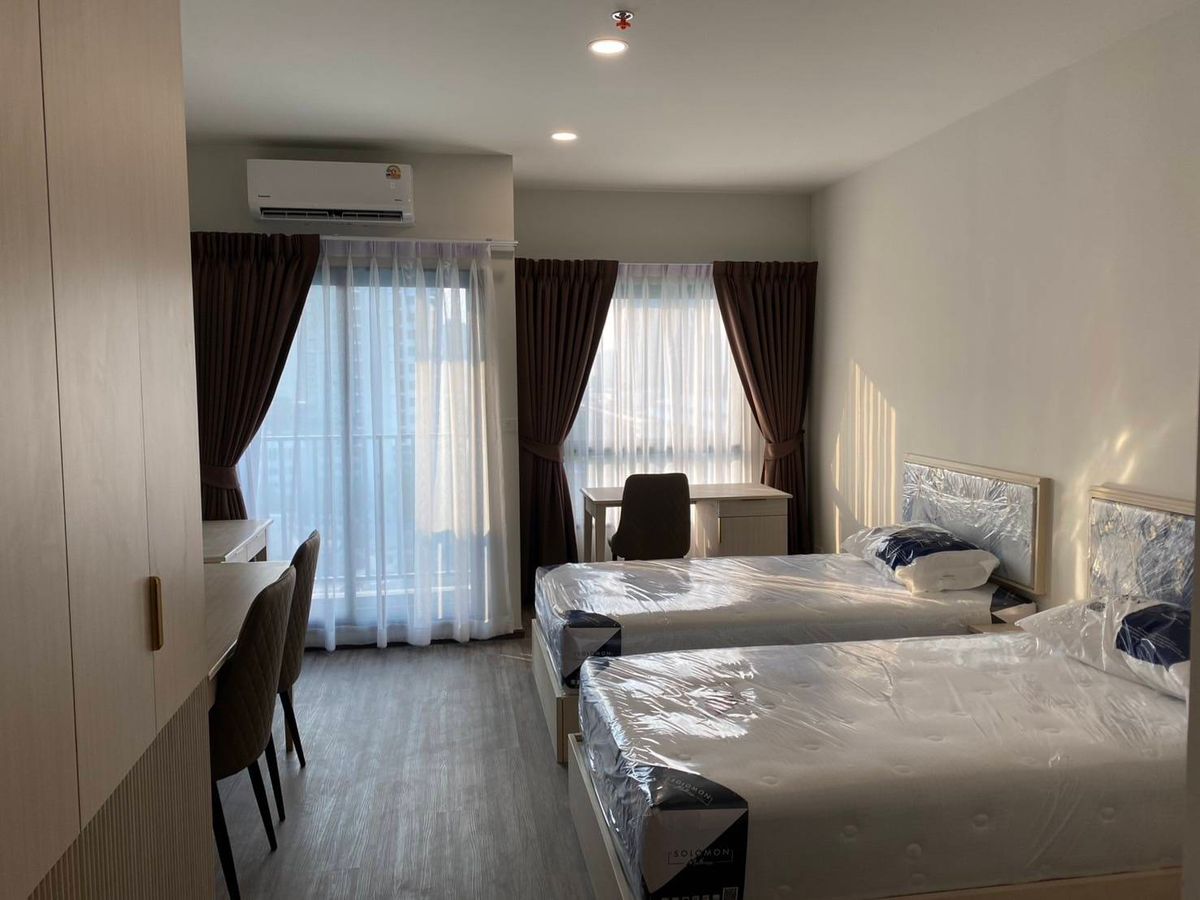 For RentCondoThaphra, Talat Phlu, Wutthakat : 🥝🥝 (The new room just transferred from the project) for rent, Rich Point@BTS Wutthakat 🥝🥝 Floor 8, size 26.27 sq.m., ready to move in.