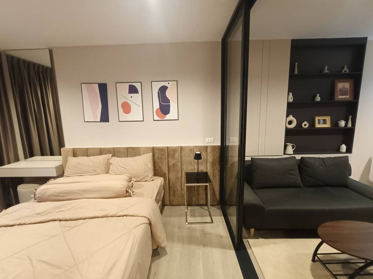 For RentCondoLadprao, Central Ladprao : Condo (Rental) 🔥 The Line Phahonyothin Park B, near BTS & Amp; MRT, easy to travel, super convenient ▪️ 1 bedroom | 1 bathroom | 36 sq.m.