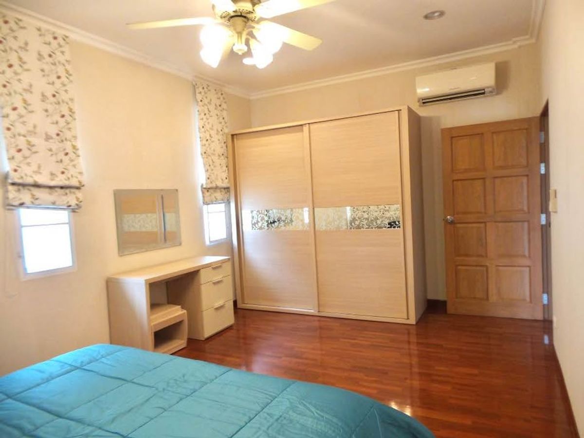 For RentHouseBangna, Bearing, Lasalle : ✨ 2-Storey Single House for Rent – 3 Bedrooms with Private Garden and Parking, Fully Furnished, Near BTS Lasalle – Perfect for Families Seeking Privacy and Comfort