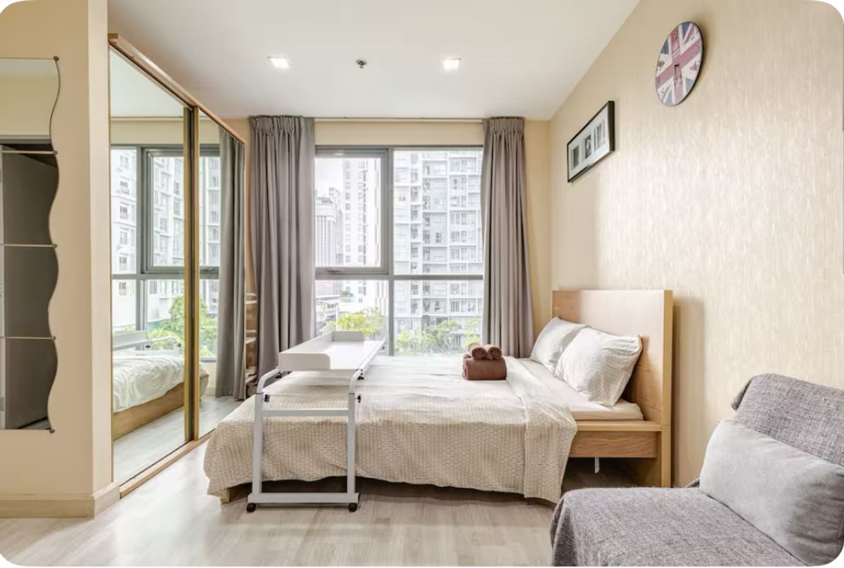 For RentCondoOnnut, Udomsuk : Urgent Rental Condo Ideo Mobi Sukhumvit 81 Studio Studio BTS On Nut Special price