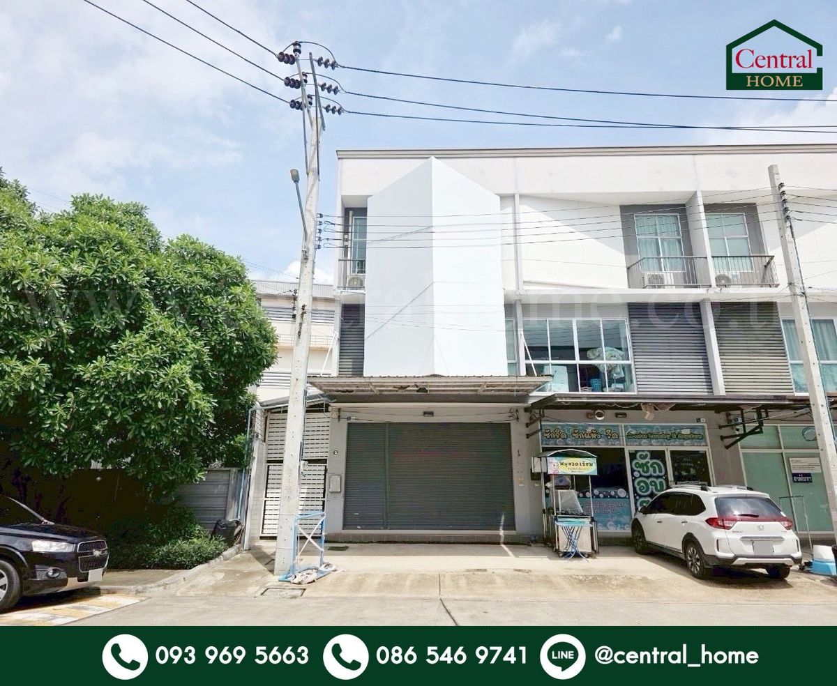 ขายโฮมออฟฟิศนนทบุรี บางใหญ่ บางบัวทอง : โฮมออฟฟิศ 3 ชั้น บ้าน พฤกษา 95/3 หลังริม