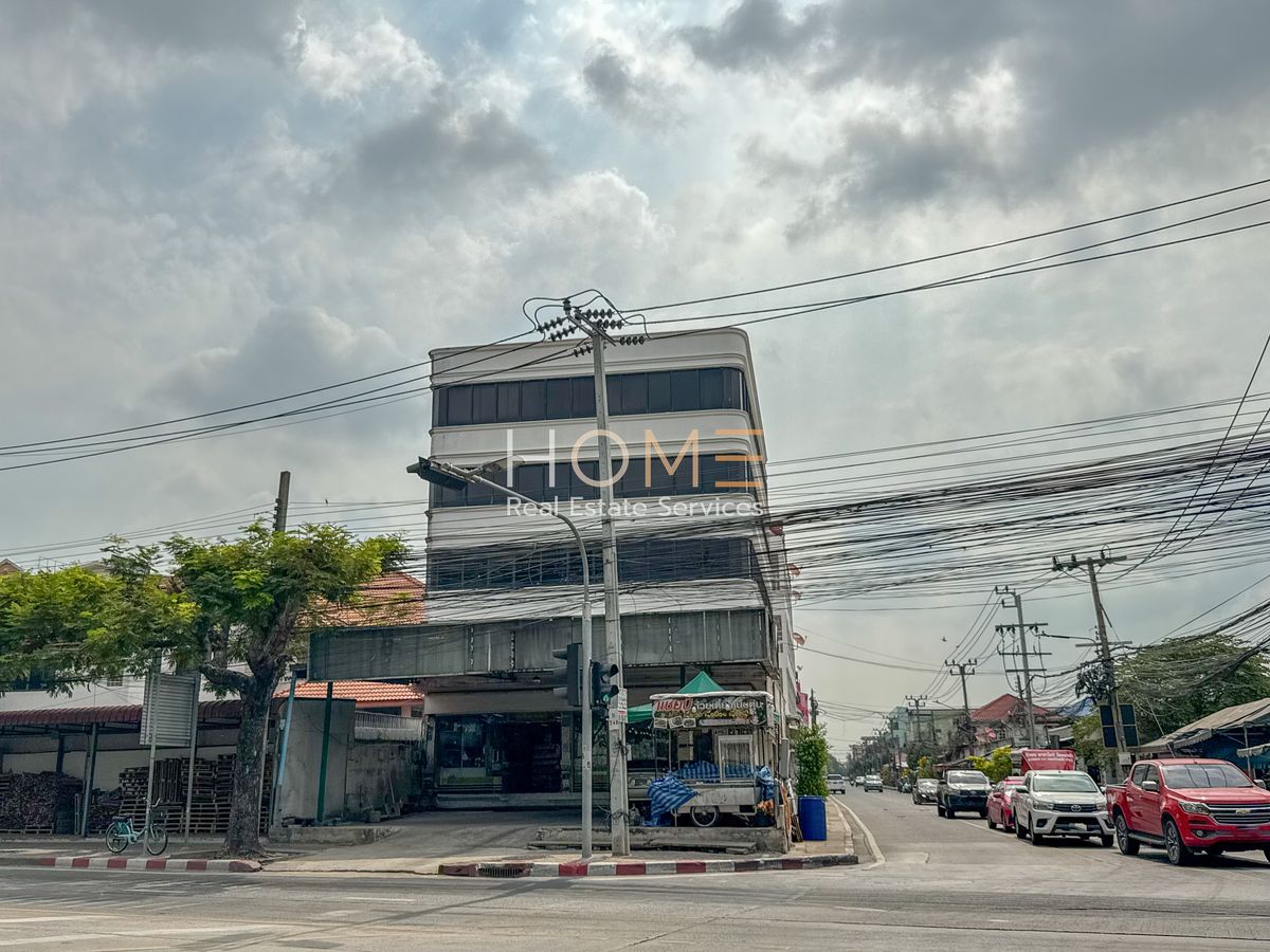 For RentOfficeLadkrabang, Suwannaphum Airport : Office building Chalermprakiet Rama 9 Soi 30 /5 (Rental), Office Building Chalermprakiat Rama 9 Soi 30 /5-Story (For Rent) FON003