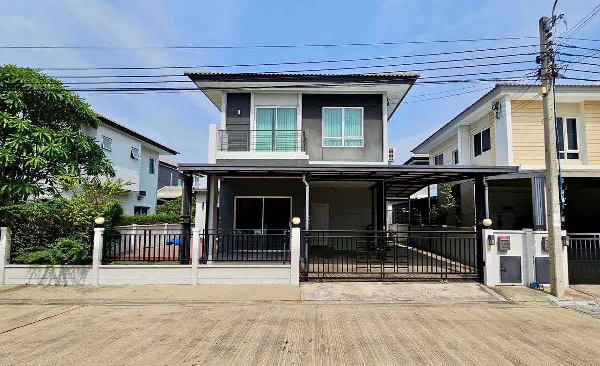 ขายบ้านนนทบุรี บางใหญ่ บางบัวทอง : ขาย บ้านเดี่ยว 2 ชั้น  Centro Ratchaphruek   ใกล้รถไฟฟ้า สถานีบางพลู