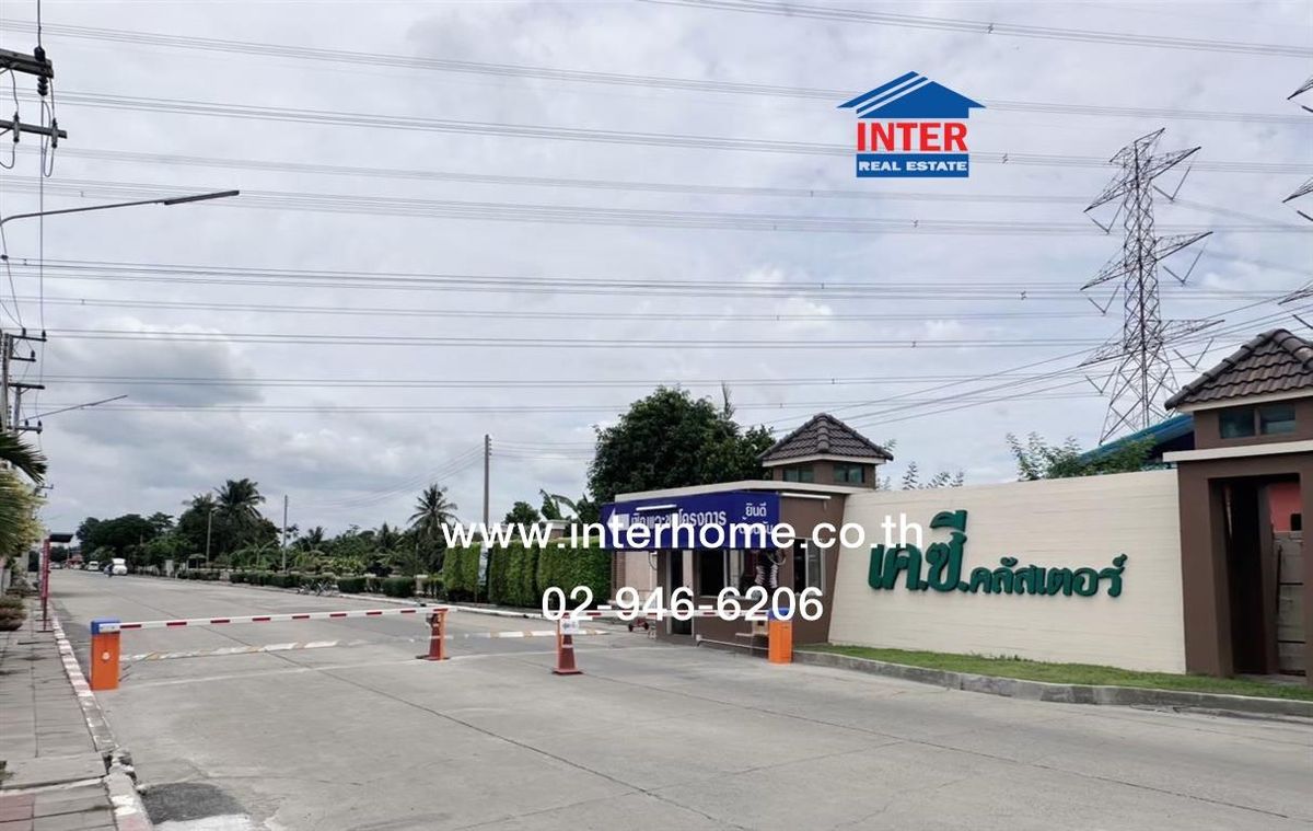 ขายทาวน์โฮมปทุมธานี รังสิต ธรรมศาสตร์ : ทาวน์เฮ้าส์ 2 ชั้น 18.1 ตร.ว. หมู่บ้านเคซีคลัสเตอร์นิมิตใหม่ ใกล้แฟชั่นไอส์แลนด์ ซอยไมตรีจิตร7 ถนนเลียบคลองหกวา ถนนนิมิตใหม่ ลำลูกกา ปทุมธานี