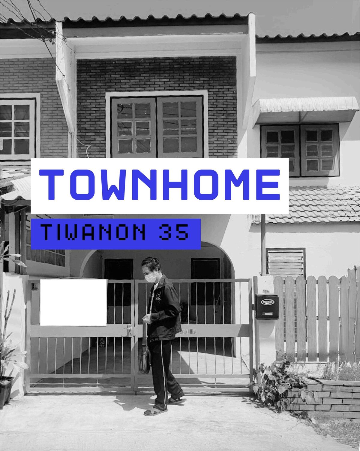 For SaleTownhomeRattanathibet, Sanambinna : Townhouse for sale in Soi Tiwanon 35, near Sanambinnam, Renovate, 2 bedrooms, 2 water, 21 sq.m.
