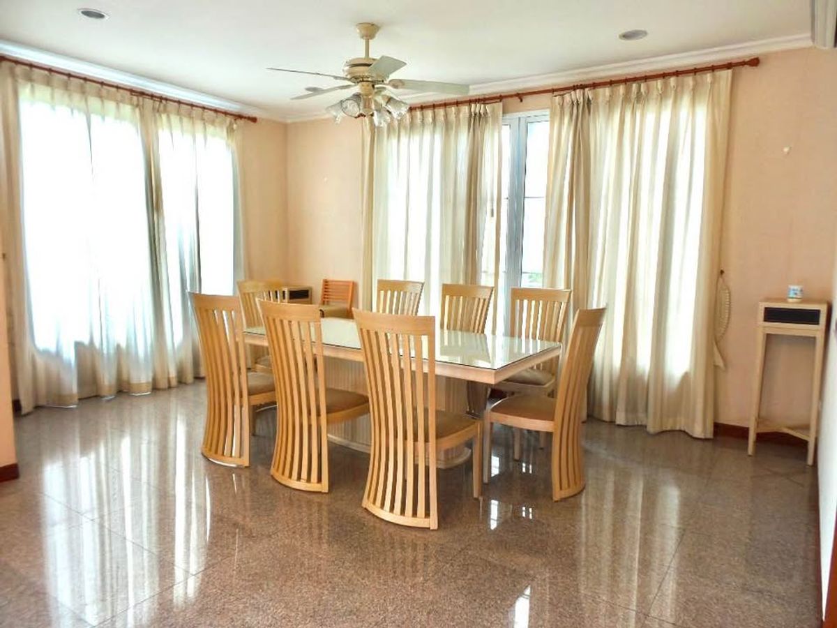 For RentHouseBangna, Bearing, Lasalle : ✨ 2-Storey Single House for Rent – 3 Bedrooms with Private Garden and Parking, Fully Furnished, Near BTS Lasalle – Perfect for Families Seeking Privacy and Comfort