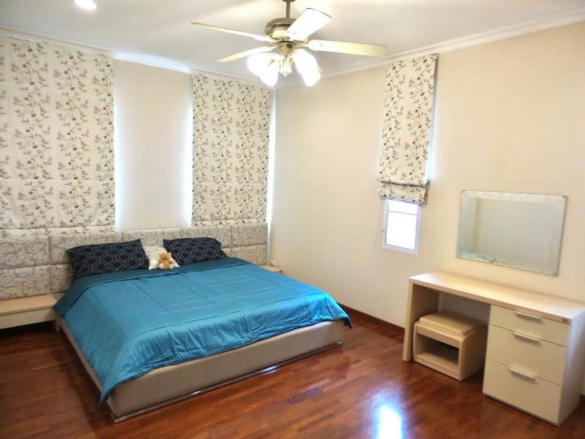 For RentHouseBangna, Bearing, Lasalle : ✨ 2-Storey Single House for Rent – 3 Bedrooms with Private Garden and Parking, Fully Furnished, Near BTS Lasalle – Perfect for Families Seeking Privacy and Comfort