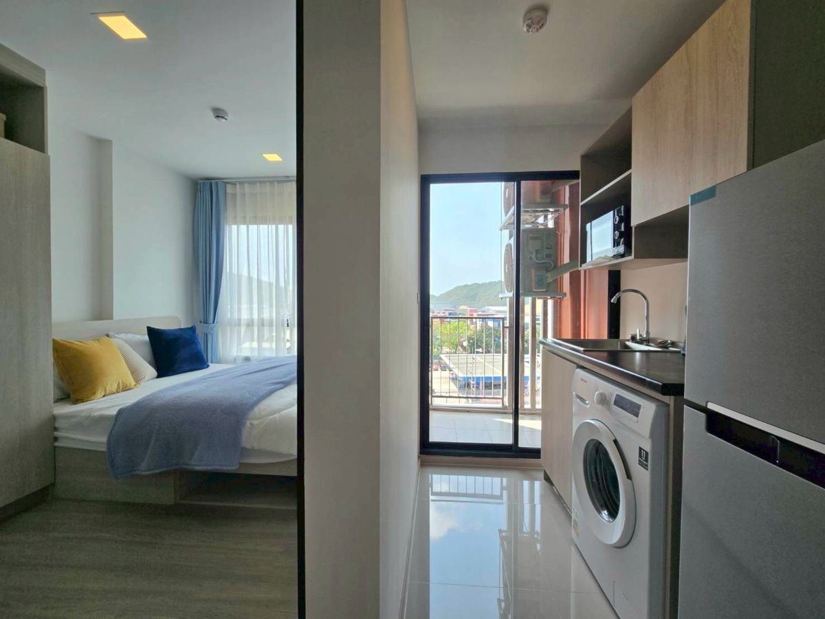 For SaleCondoSriracha Laem Chabang Ban Bueng : urgent! The best price in the year *🔥 Special deal! DCONDO VALE Sriracha, a complete decoration room of 1.39 deleting. 🔥 New condo decorated Ready to stay-rented immediately