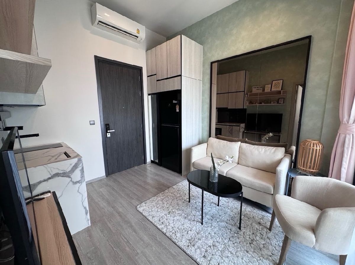 For RentCondoOnnut, Udomsuk : Rent The Line Sukhumvit 101, 1 bedroom, 1 bathroom, 28 sqm. Floor 26, price 16,000 baht