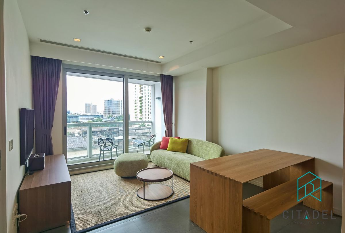 คอนโดวงเวียนใหญ่ เจริญนคร : The River by Raimon Land - Cozy 1 Bed Condo Facing IconSiam!