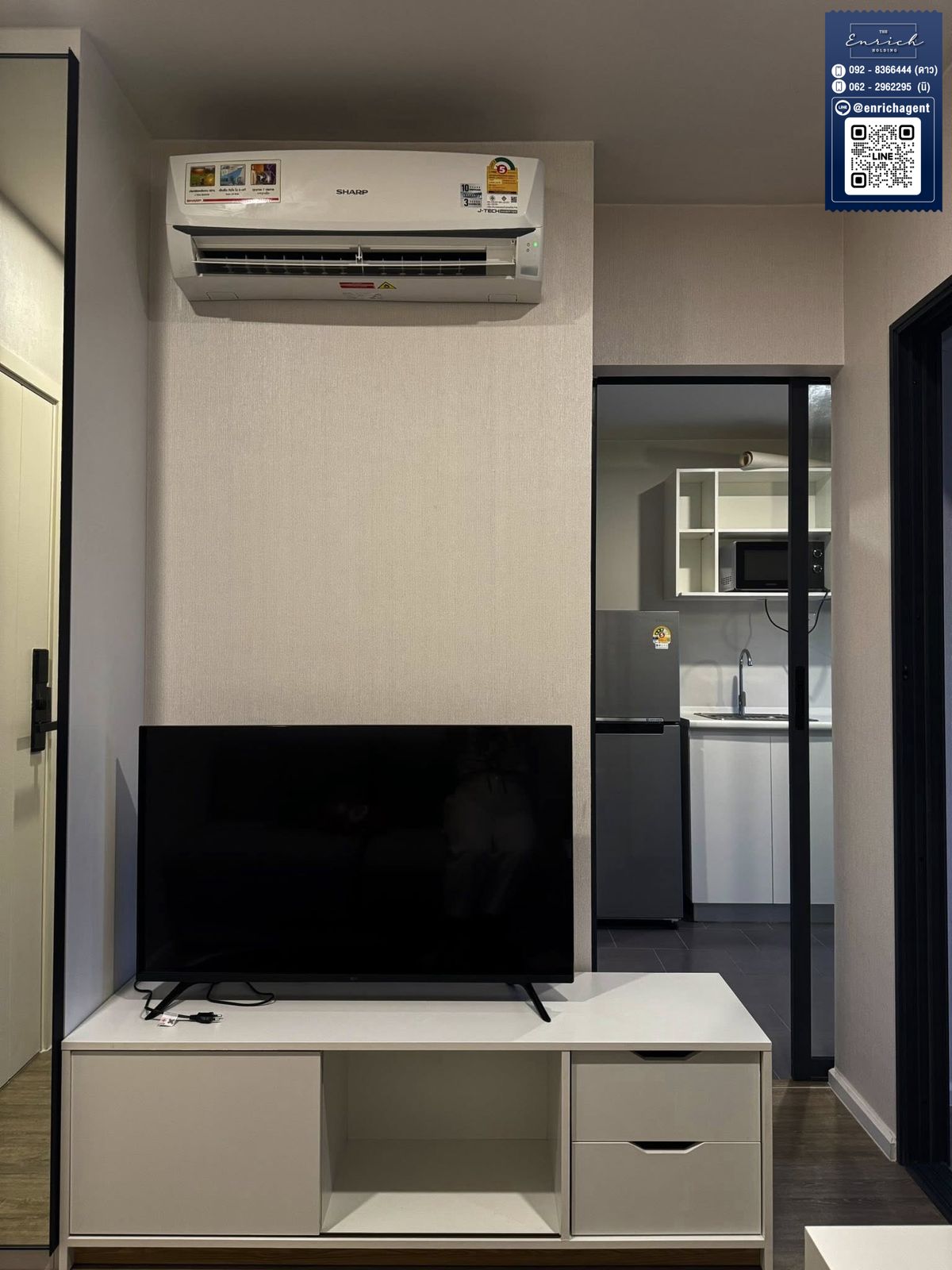 For RentCondoBangna, Bearing, Lasalle : 💙 Blue Sukhumvit 105 for rent, complete with BTS Bangna, Bearing, MRT Srilasal 💙 092-8366444 stars // Line ID: @enrichagent
