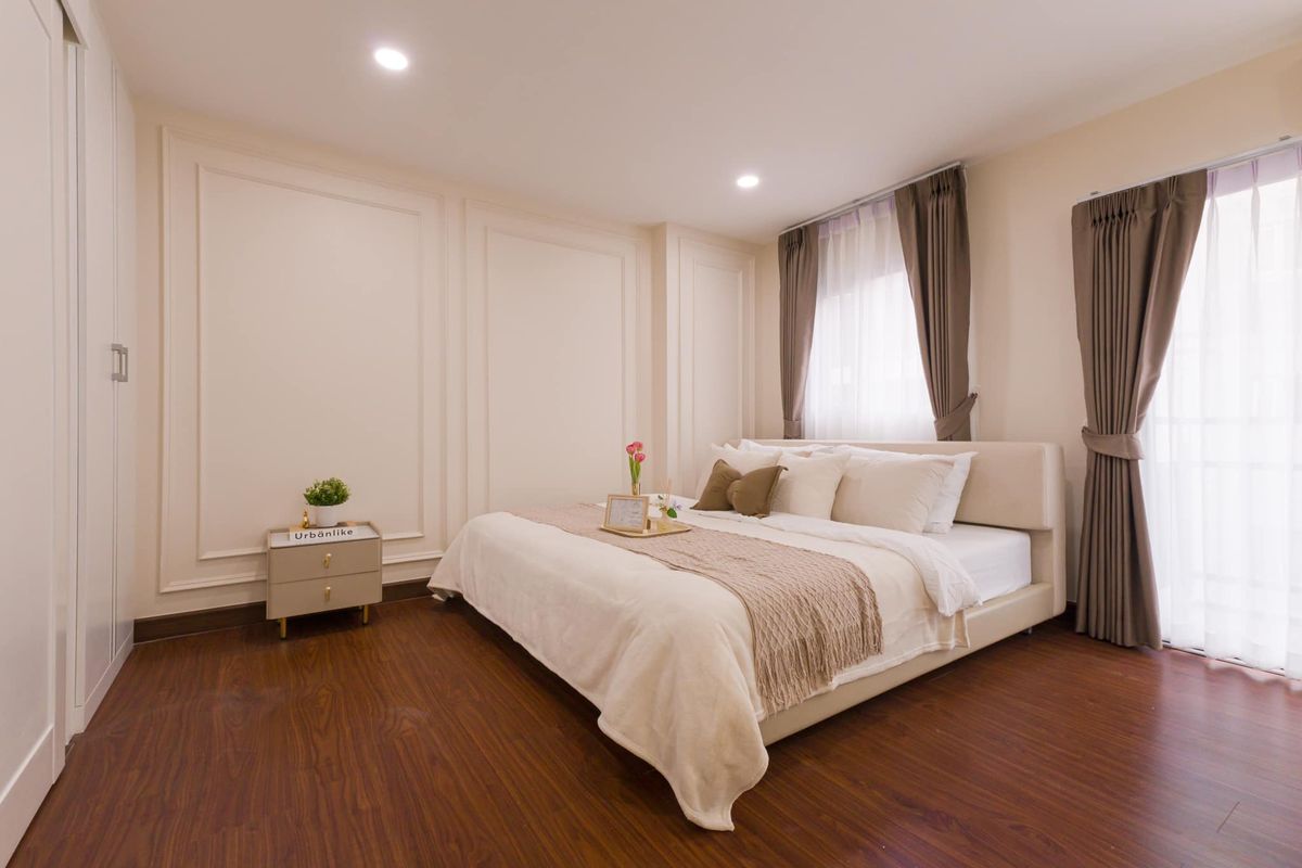 For SaleCondoOnnut, Udomsuk : Condo for sale, 7th floor, with beautiful decorative furniture, Punnawithi-Udomsuk, near MRT, Suan Luang Rama 9, only 1.6 km.
