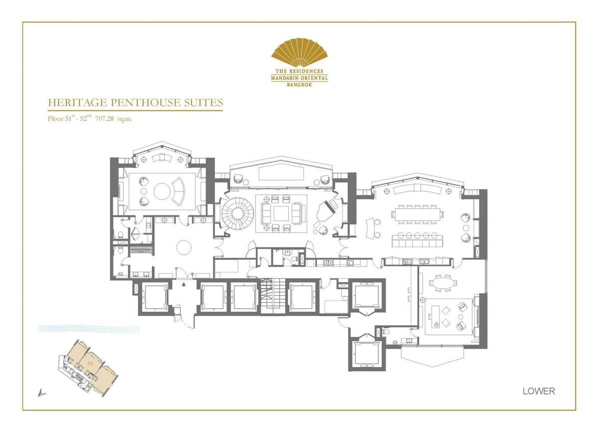 ขายคอนโดวงเวียนใหญ่ เจริญนคร :  ❖ Penthouse Panoramic view ❖ ชั้น 50+ วิวแม่น้ำเจ้าพระยา | 4 ห้องนอน 8 ห้องน้ำ 709.00 ตร.ม. | คอนโดติดแม่น้ำเจ้าพระยา, Icon siam, BTS เจริญนคร