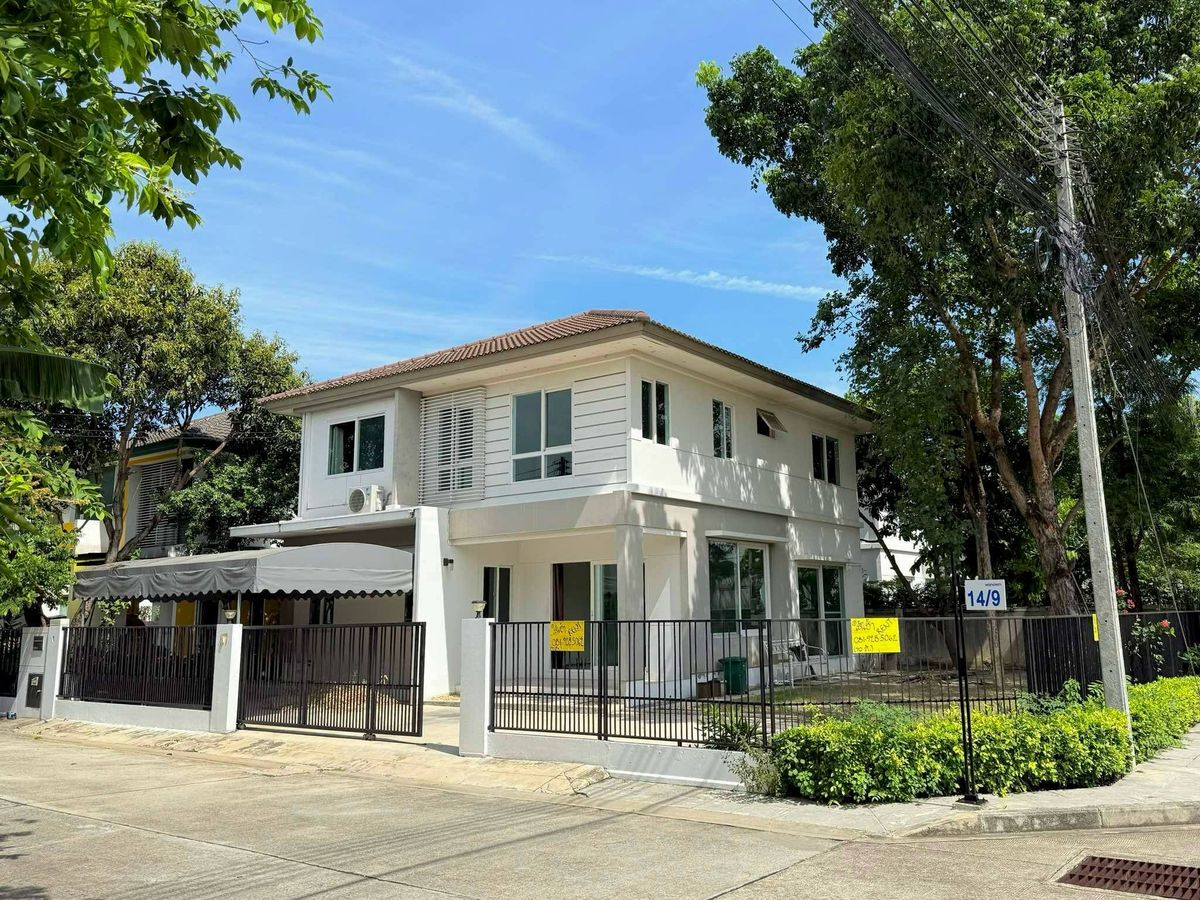 ให้เช่าบ้านพุทธมณฑล ศาลายา : 🏡 (( ปล่อยเช่า )) บ้านเดี่ยว หลังมุม หมู่บ้านพฤกษ์ลดา ปิ่นเกล้า - สาย 5 ใกล้ ม.มหิดล , เซ็นทรัลศาลายา